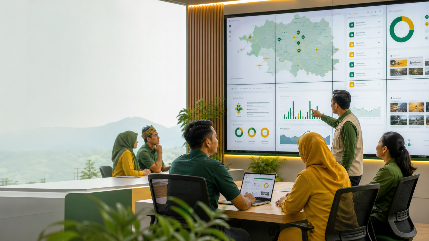 Ruang kolaborasi digital dengan dashboard aspirasi warga